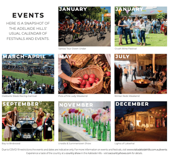 Adelaide Hills Events